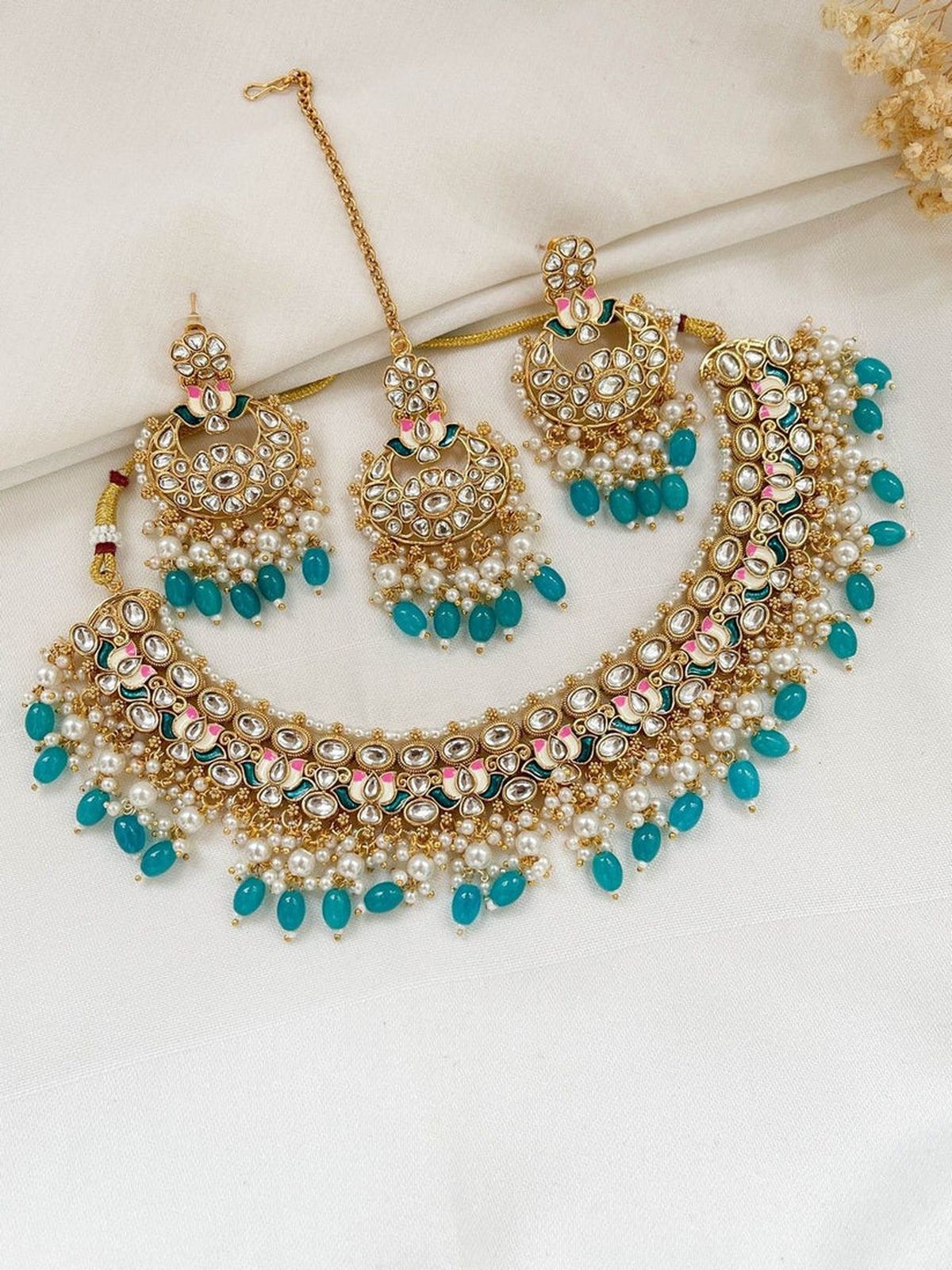 American Diamond Choker Set