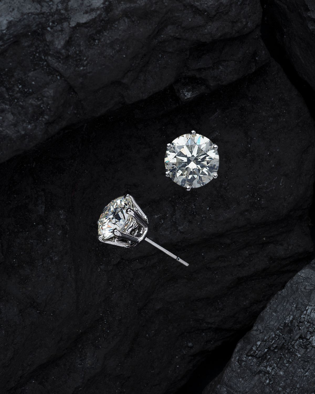 CZ Solitaire Studs